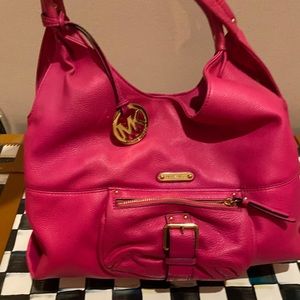 Hot pink Michael Kors purse